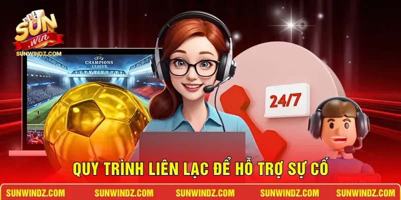 Quy trình liên lạc để hỗ trợ sự cố